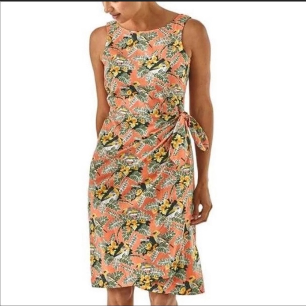 PATAGONIA Pataloha Sleeveless Dress Peach Sherbet